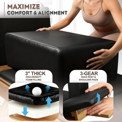 94.5" Pilates Reformer,Reformer Pilates Machine with 5 Springs, Quick-Assembly Studio Grade Pilates Reformer Machine, Pilates Equipment with Sitting Box, Jump Board for Home Use & Studio 7A5